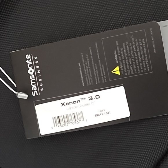 Samsonite Laptop Shuttle 15" NWT - Picture 7 of 10